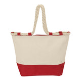 Barcelona Canvas & Jute Tote (Q111722)