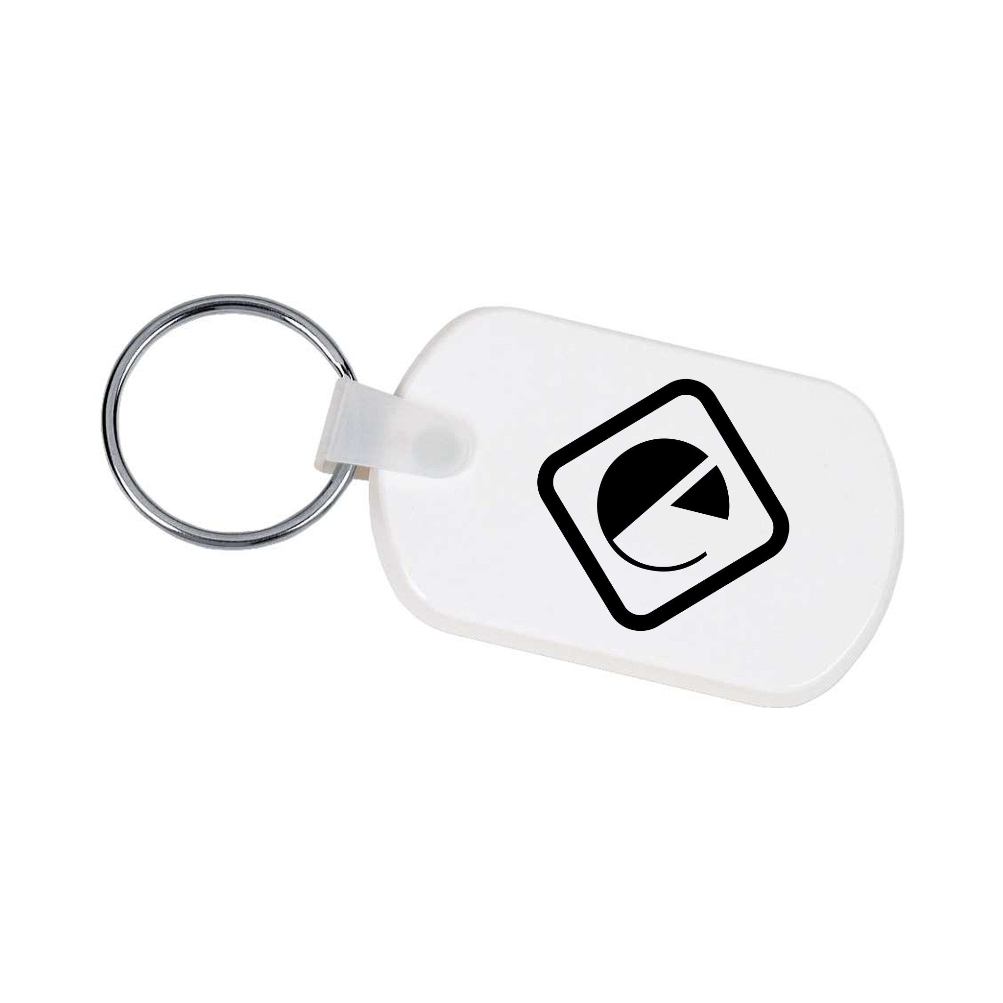 Rectangular Soft Key Tag  Imprinted with Logo (Q11245)