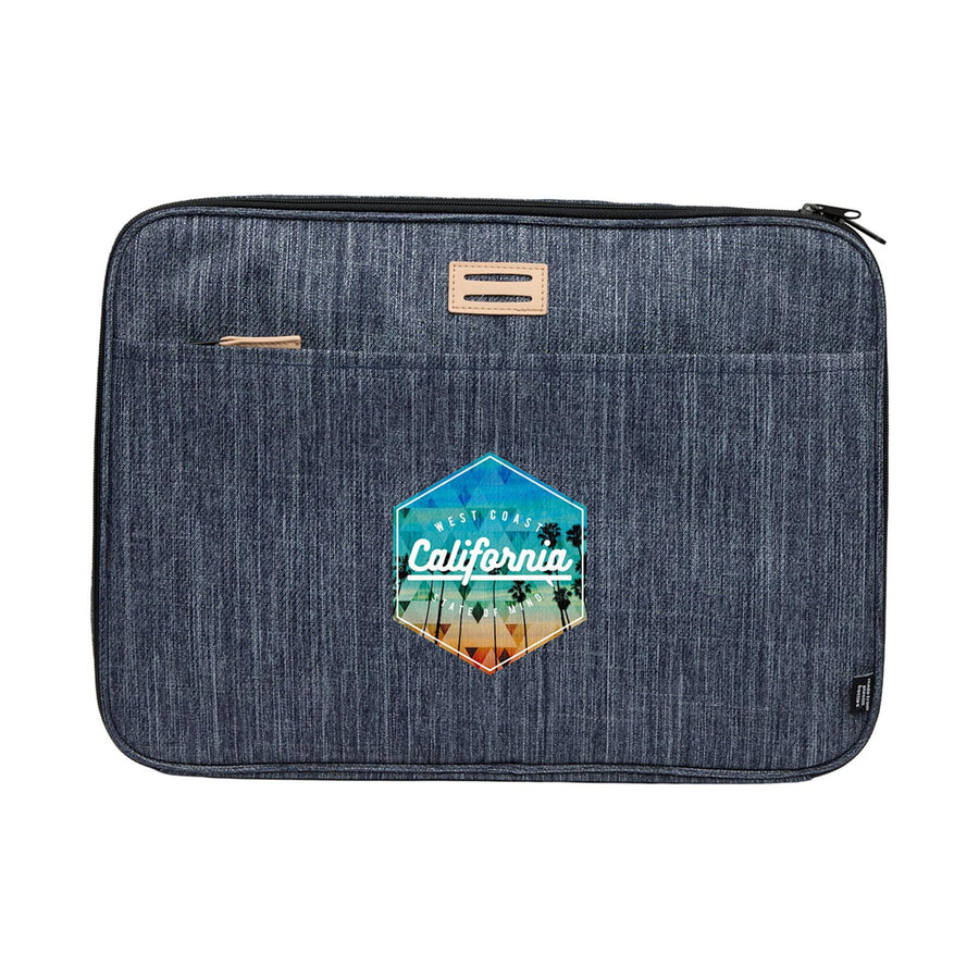 THE GOODS™ Navy Heather Recycled Mobile Office (Q112532)