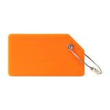 Silicone Luggage Tag - Vibrant Orange (Q113022)