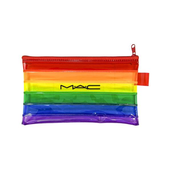 Rainbow Zipper Pouch  Imprinted with Logo (Q113122)