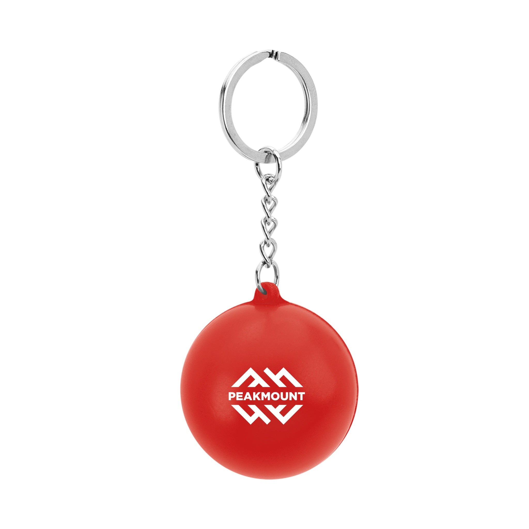 Round PU Stress Reliever Keychain (Q113432)