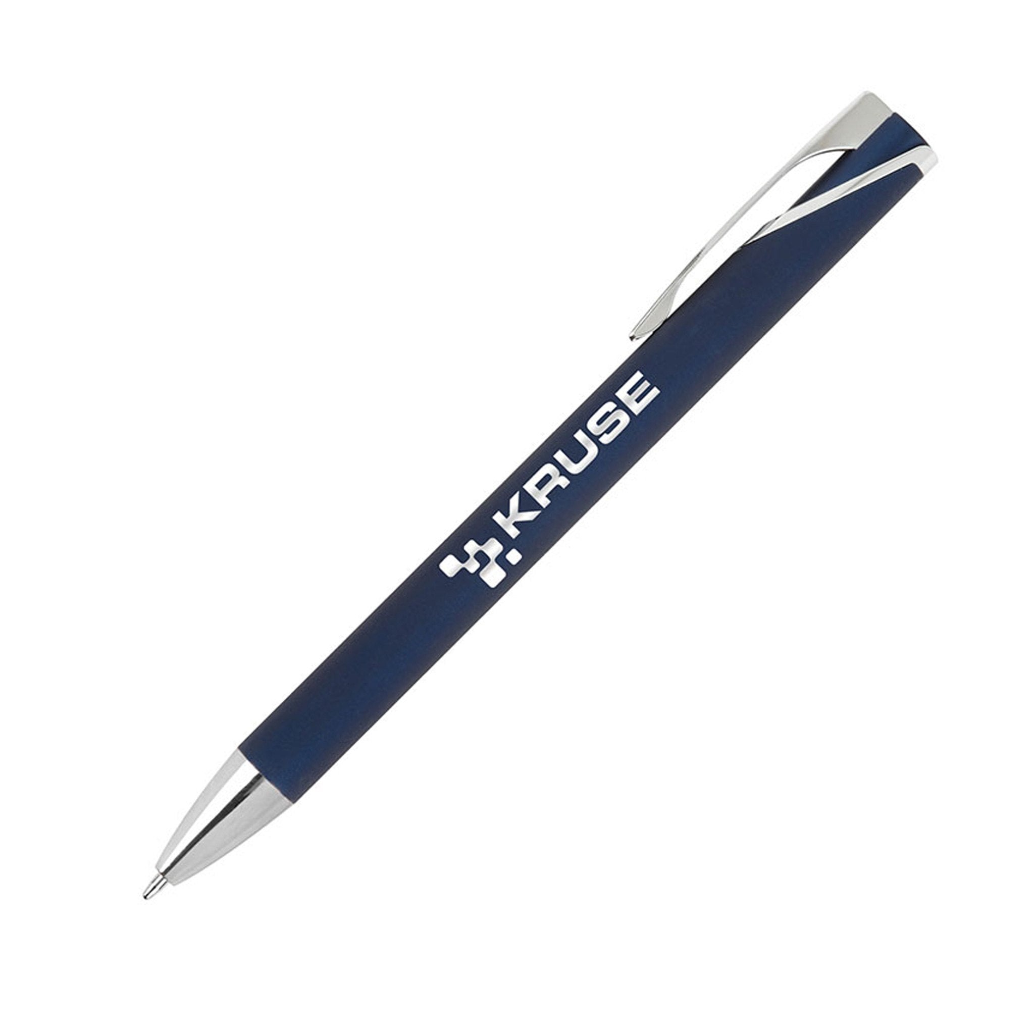 Paradigm Aluminum Soft-Touch Ballpoint Pen  Imprinted with Logo (Q114022)