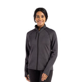 Cutter & Buck Peshastin Fleece Recycled Womens Full Zip Jacket (Q114332)