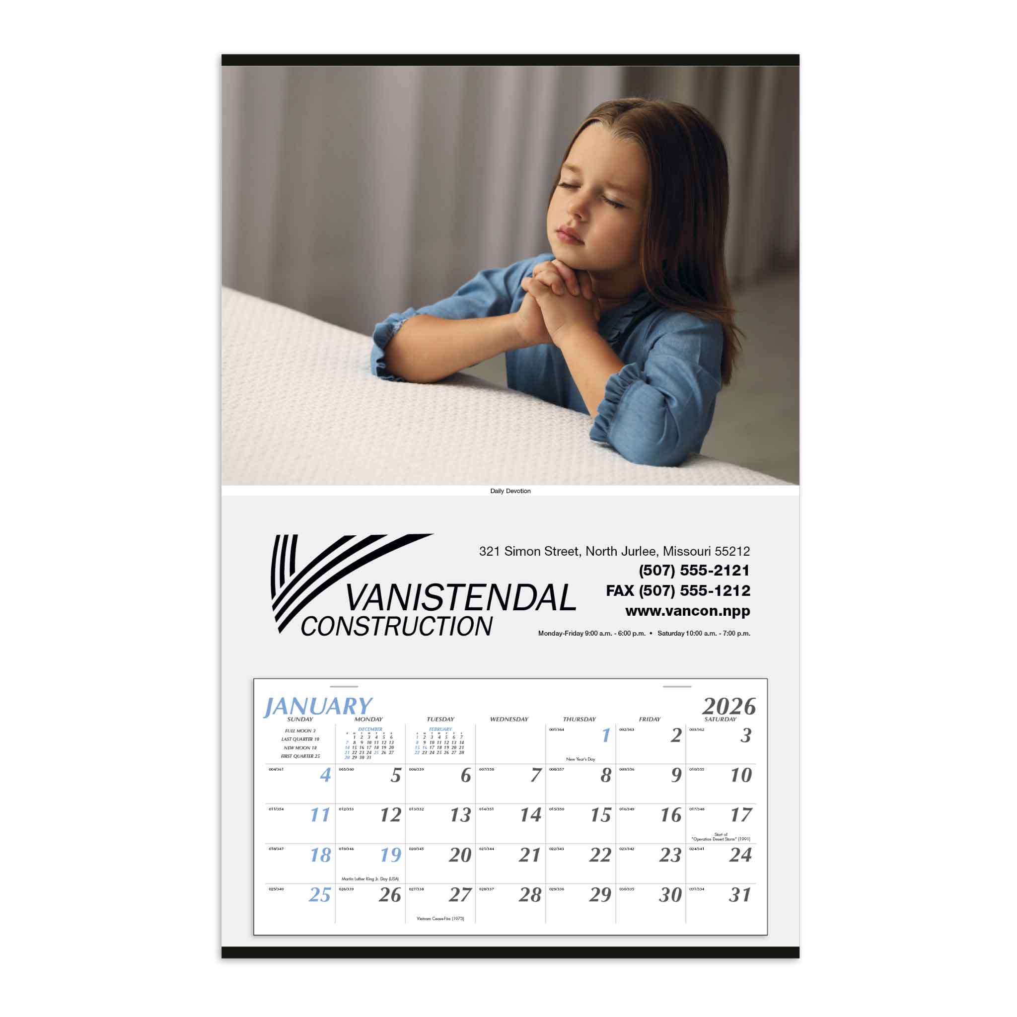 Large Hanger Calendar (Q115722)