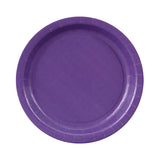 7 Inch White and Colored Paper Plates (Q117332)