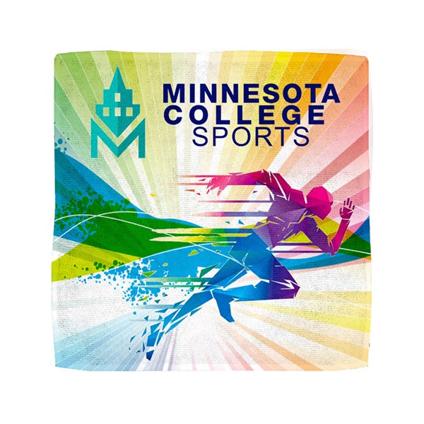 12 x 12 In. LILY FC - 300GSM Heavy Duty Microfiber Rally Towel  Imprinted with Logo (Q118022)