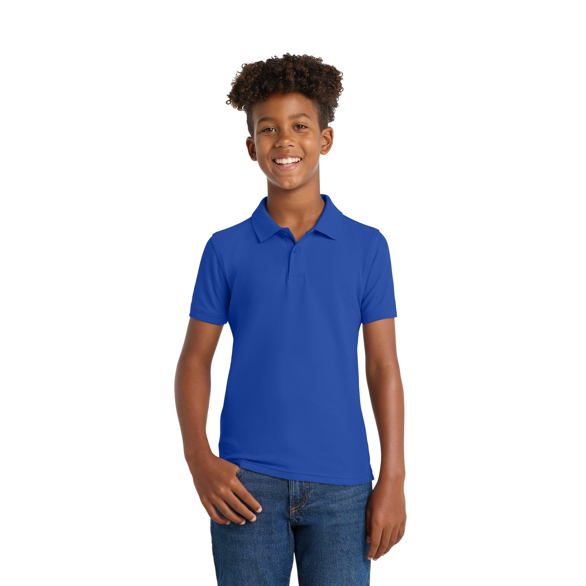 Port Authority® Youth Core Classic Pique Polo  Imprinted with Logo (Q121332)