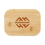 Glass Food Container With Bamboo Lid (Q121532)