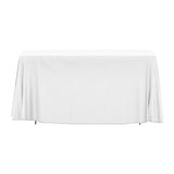 4 Ft. Open-Back Full Color Drape Table Throw (Q123922)