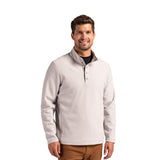 Cutter & Buck Hunts Point Eco Textured Mens Snap Pullover (Q124332)
