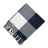 Field & Co. 100% Organic Cotton Check Throw Blank (Q124422)
