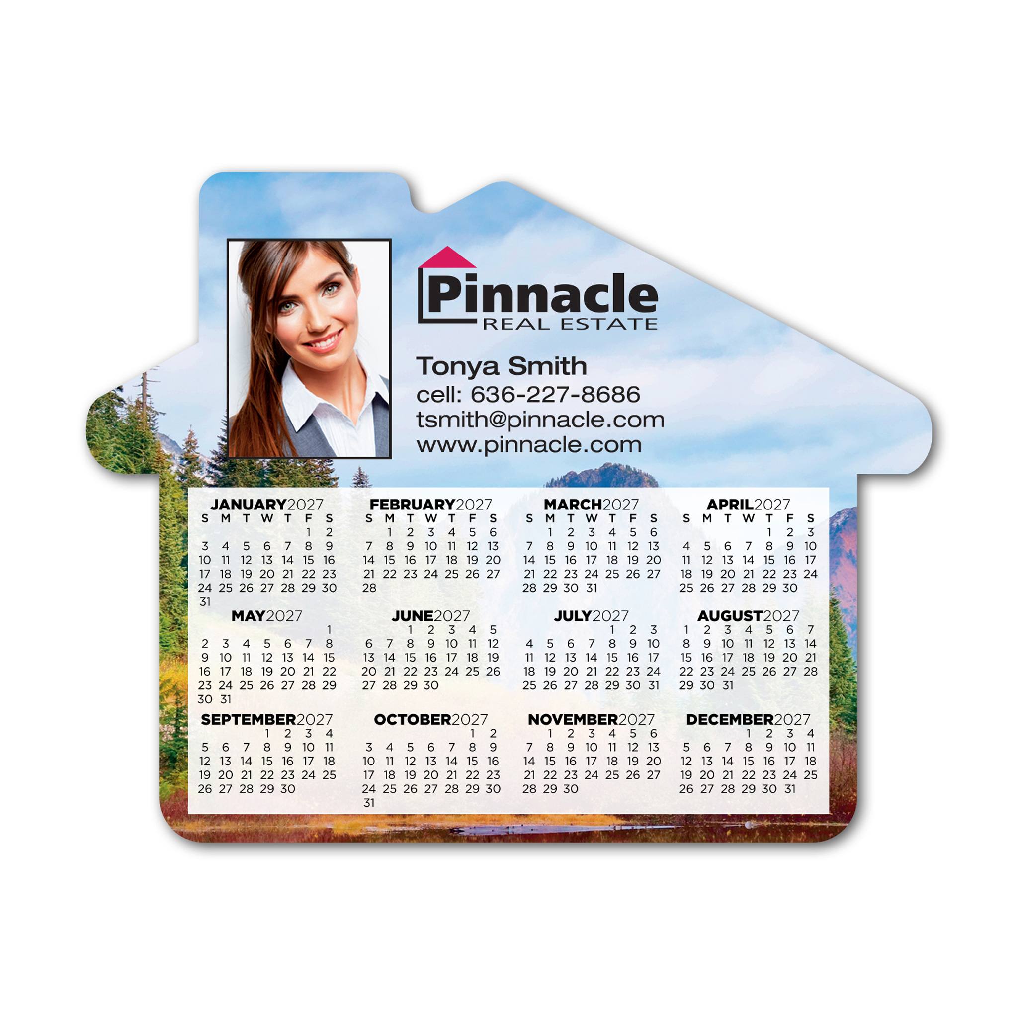 Calendar House Magnet  Imprinted with Logo (Q124432)