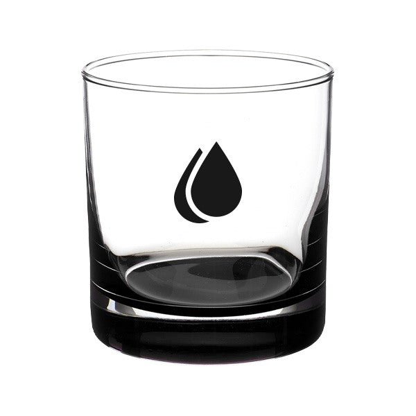 11 Oz. Double Neat Heavy Base Whiskey Glass  Imprinted with Logo (Q125022)