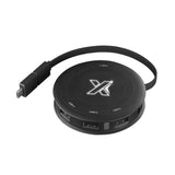 SCX Design® Wireless Charger & 4 Hub 2.0  Imprinted with Logo (Q126622)