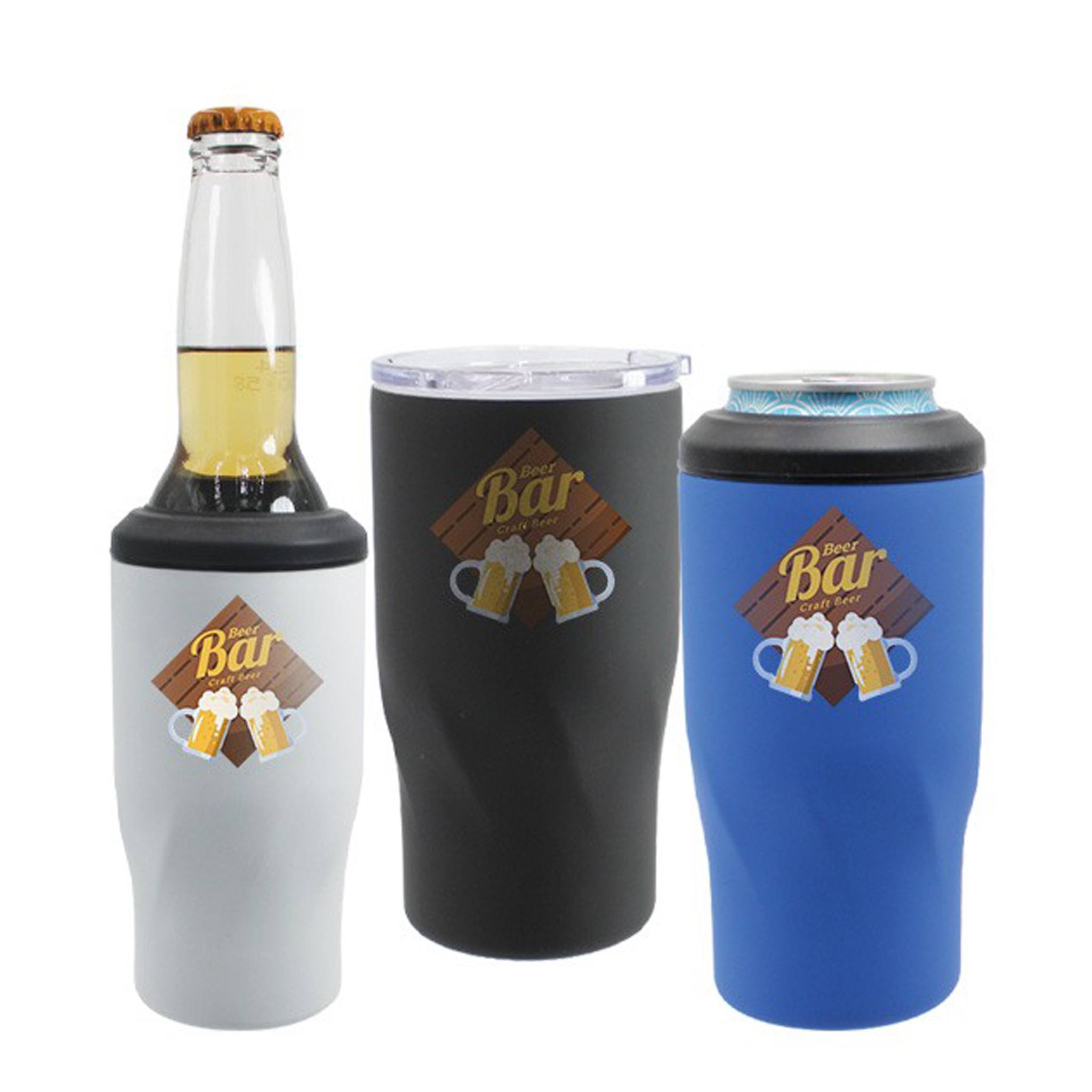 Halcyon® 4 in 1 Can Cooler - Full Color Digital  Imprinted with Logo (Q127022)