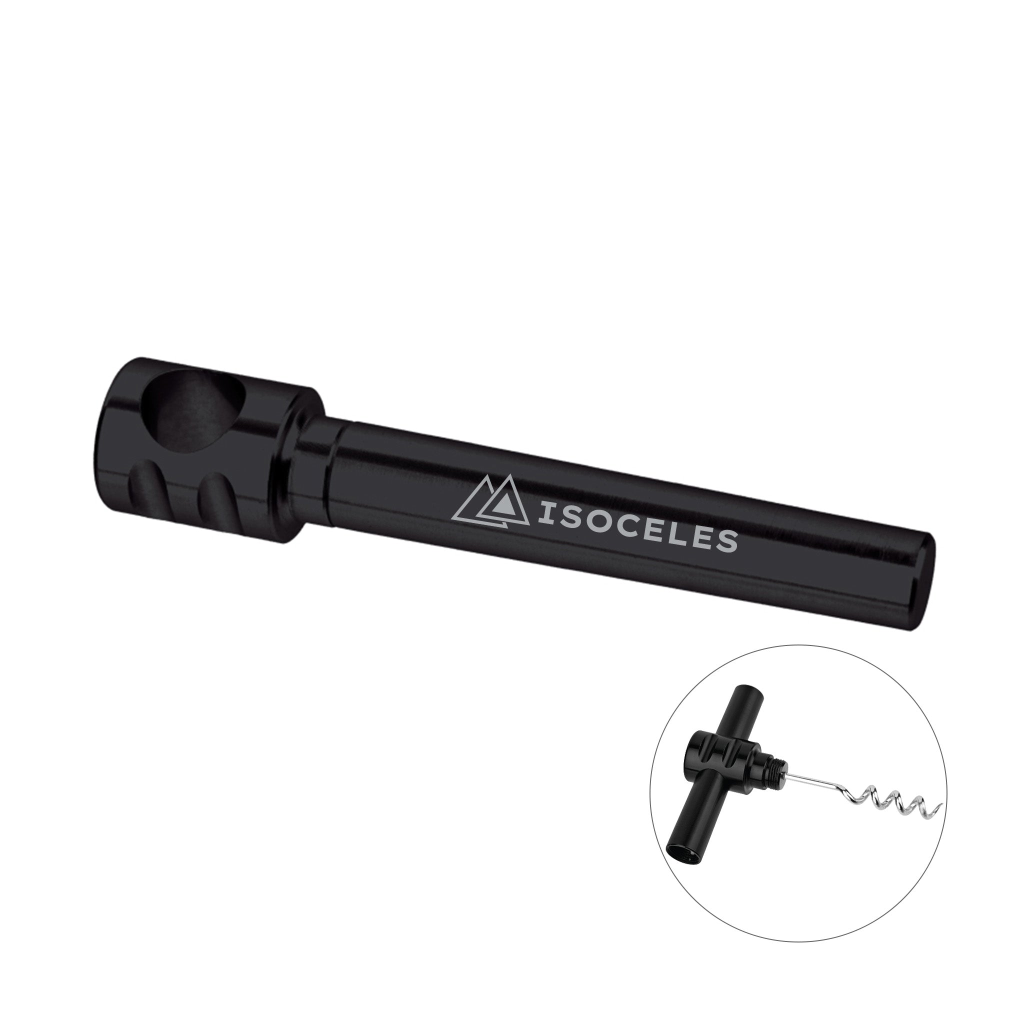 Anodized Aluminum Wine/Champagne Corkscrew Opener  Imprinted with Logo (Q127332)