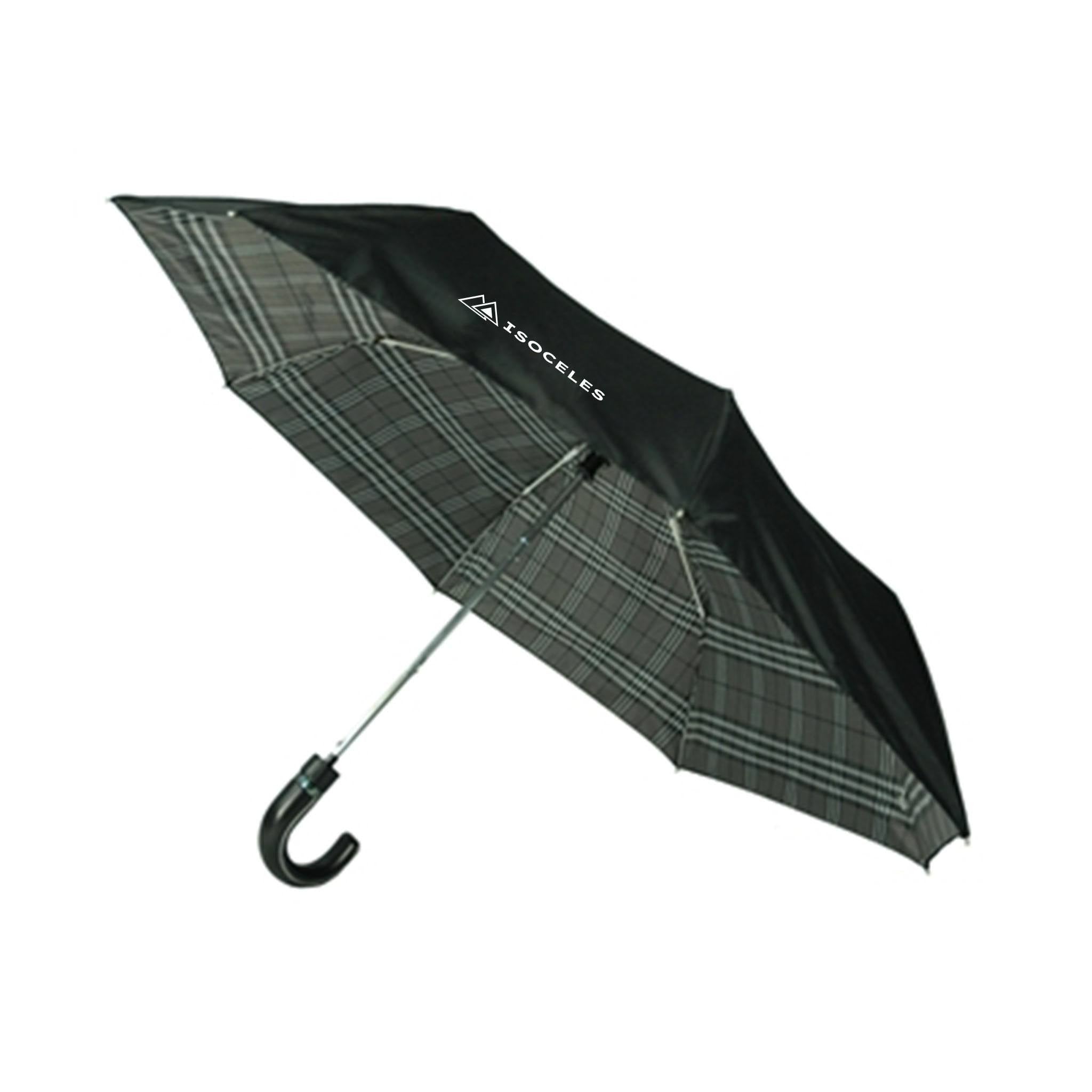 The 43 Inch Safety Auto Open Folding Umbrella  Imprinted with Logo (Q127422)