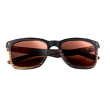 Dual Tone Wood Sunglasses With Polarized Or Mirror Lens (Q127822)