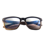Dual Tone Wood Sunglasses With Polarized Or Mirror Lens (Q127822)
