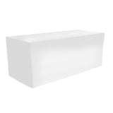 8-ft. to 6-ft. Convertible Table Cover Front Print - Stock Fabric Color (Q129022)