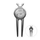 Deluxe Magnetic Divot Repair Tool With Ball Marker  Imprinted with Logo (Q129222)