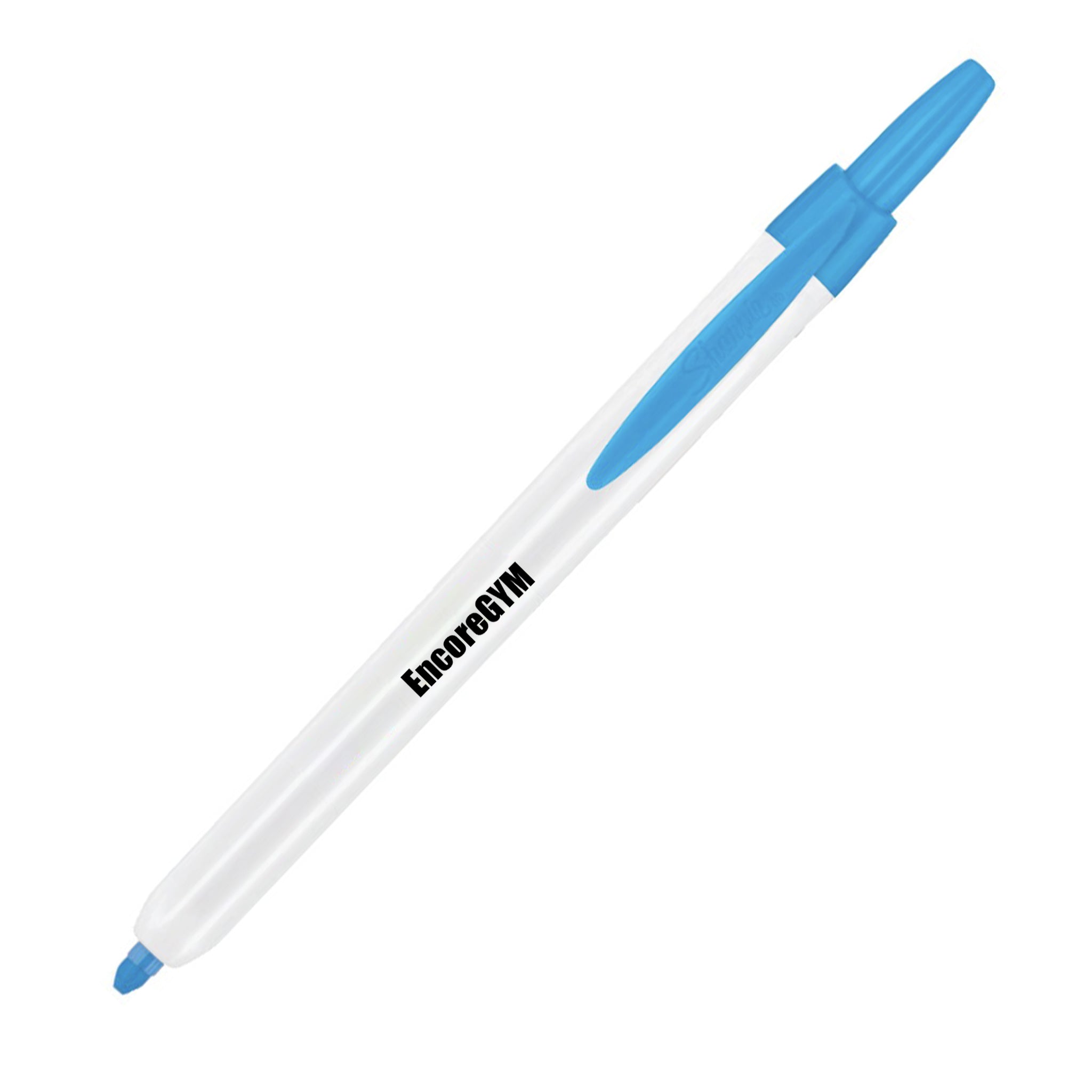 Sharpie® Highlighter RT - Turquoise  Imprinted with Logo (Q129332)