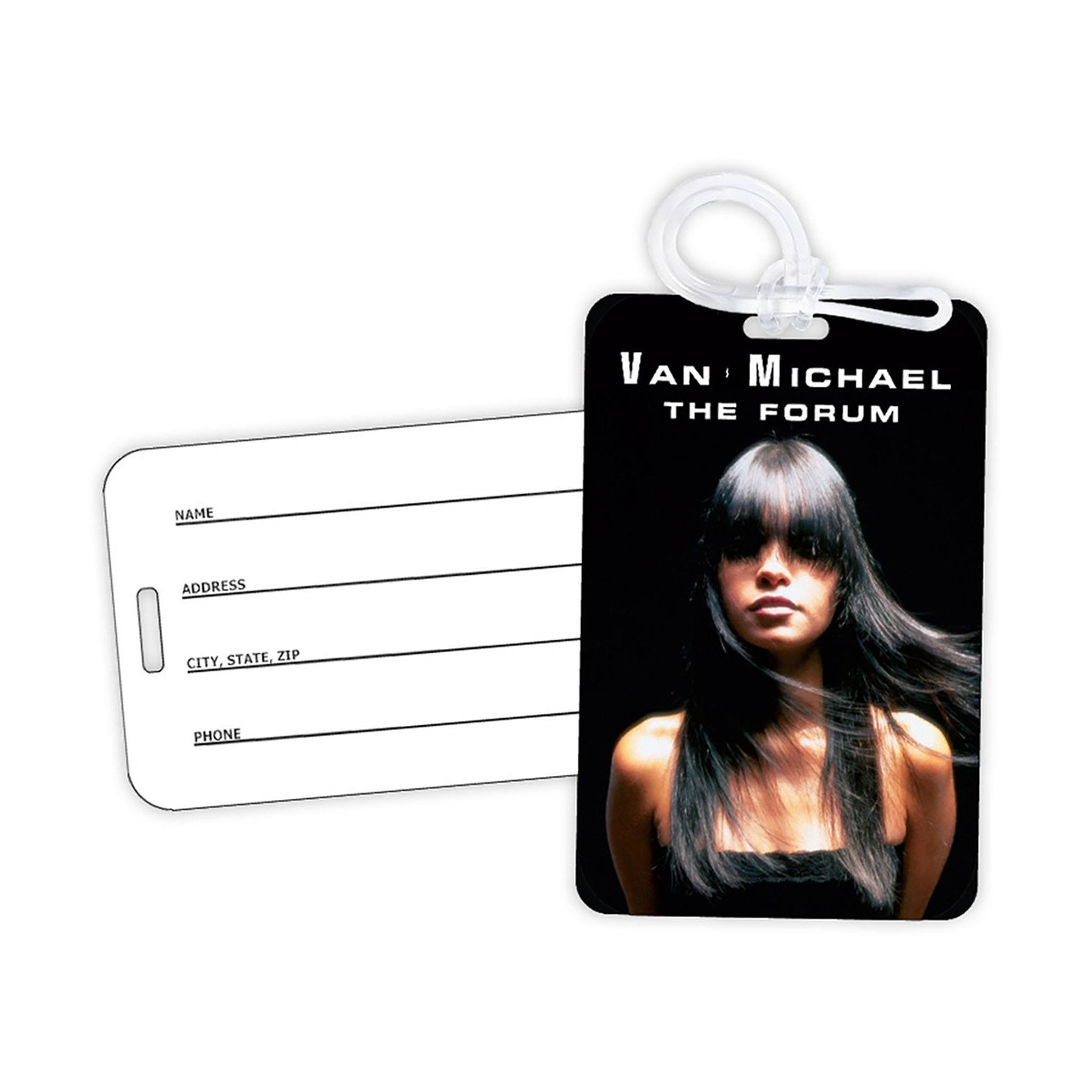 Kaleidoscope Bag Tag: 2.5 x 4 In.  Imprinted with Logo (Q130022)
