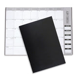 Academic Monthly Desk Planners - Leatherette (Q130211)