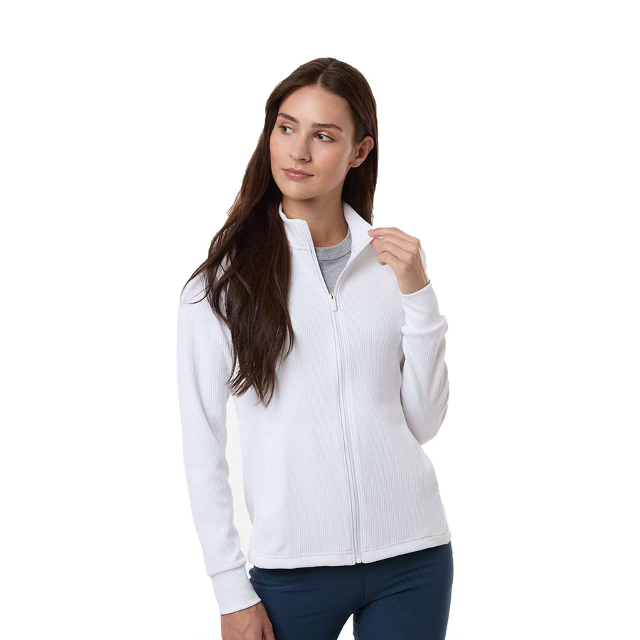Adidas Womens Performance Textured Full-Zip Jacket (Q131632)