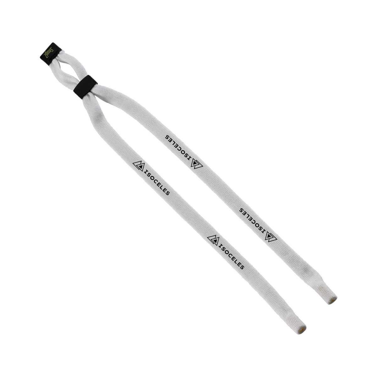 1/2" Double-Thick Cotton Trade Show Lanyard with Plastic Option Y Converter (Q13304)