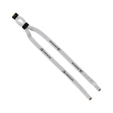 1/2" Double-Thick Cotton Trade Show Lanyard with Plastic Option Y Converter (Q13304)