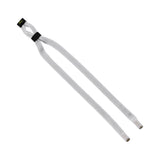 1/2" Double-Thick Cotton Trade Show Lanyard with Plastic Option Y Converter (Q13304)