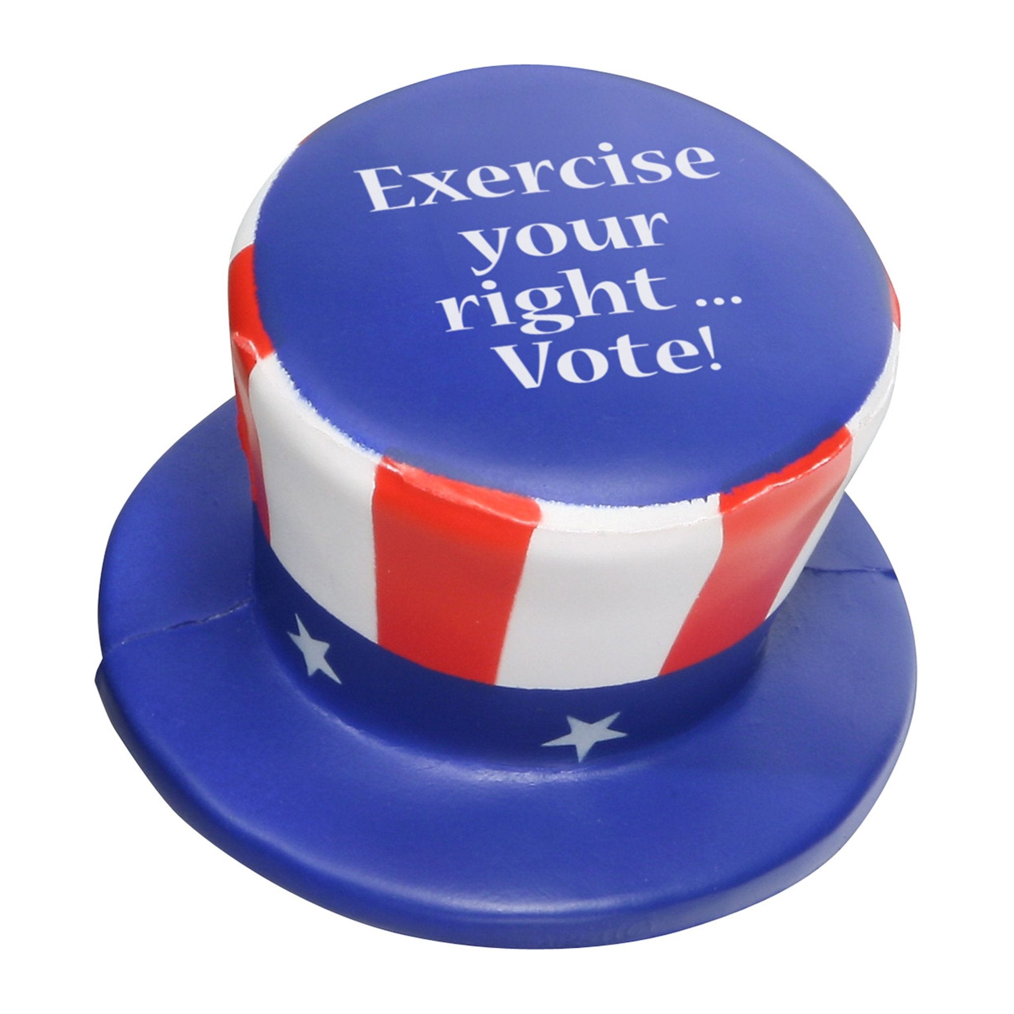 Uncle Sam Hat Stress Reliever  Imprinted with Logo (Q134111)