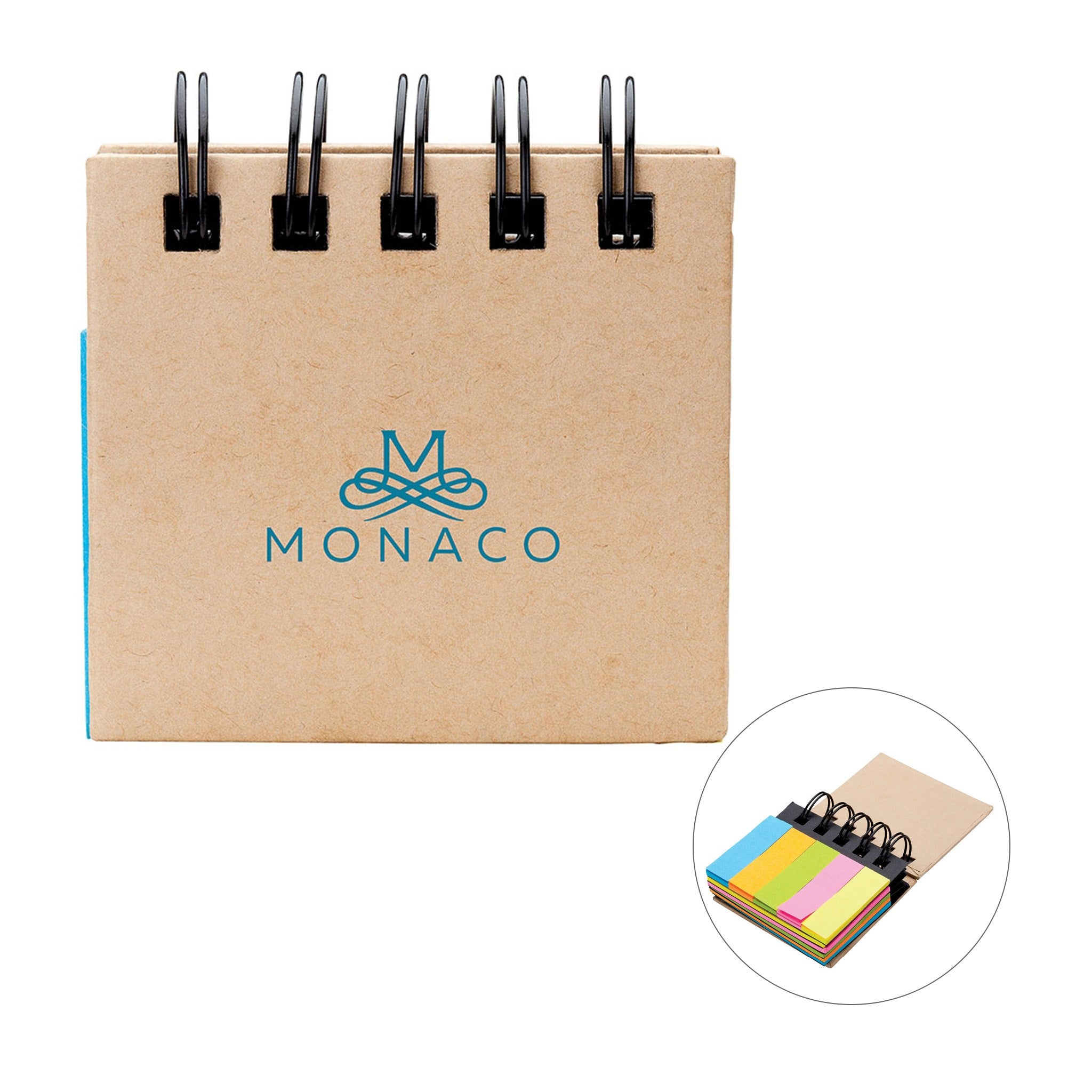 Sticky Notes & Flags Notebook  Imprinted with Logo (Q134311)