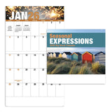 Seasonal Expressions Big Block - Stapled Calendar (Q134722)