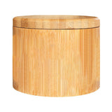 6 Oz. Round Salt Bamboo Box (Q135022)