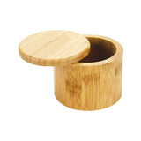 6 Oz. Round Salt Bamboo Box (Q135022)