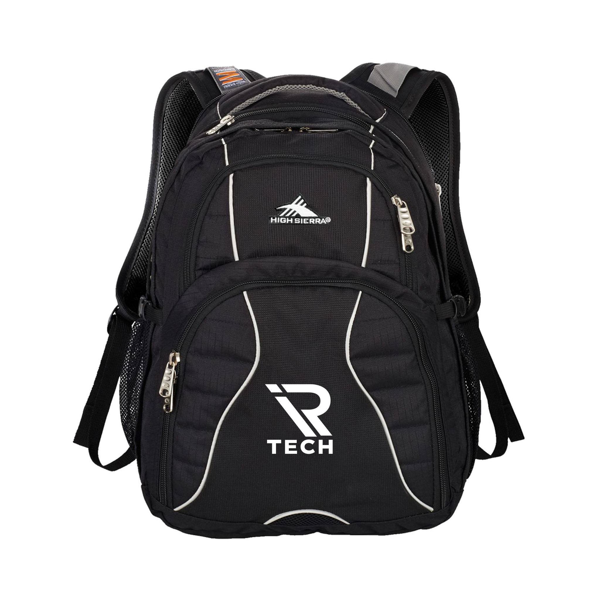 High Sierra® Swerve Compu-Backpack  Imprinted with Logo (Q135865)