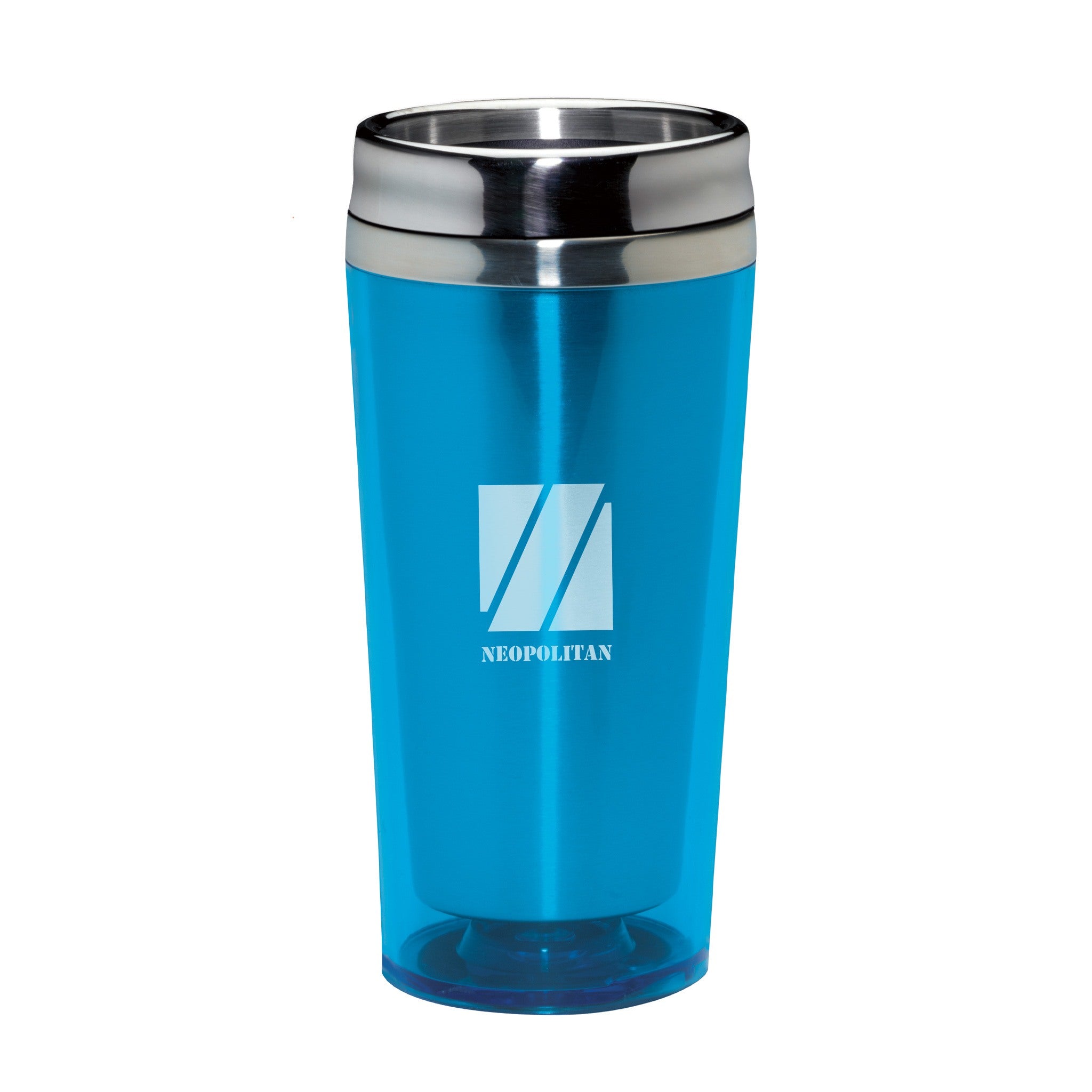 Stainless Steel Colored Acrylic Tumbler (16 oz.)  Imprinted with Logo (Q136311)