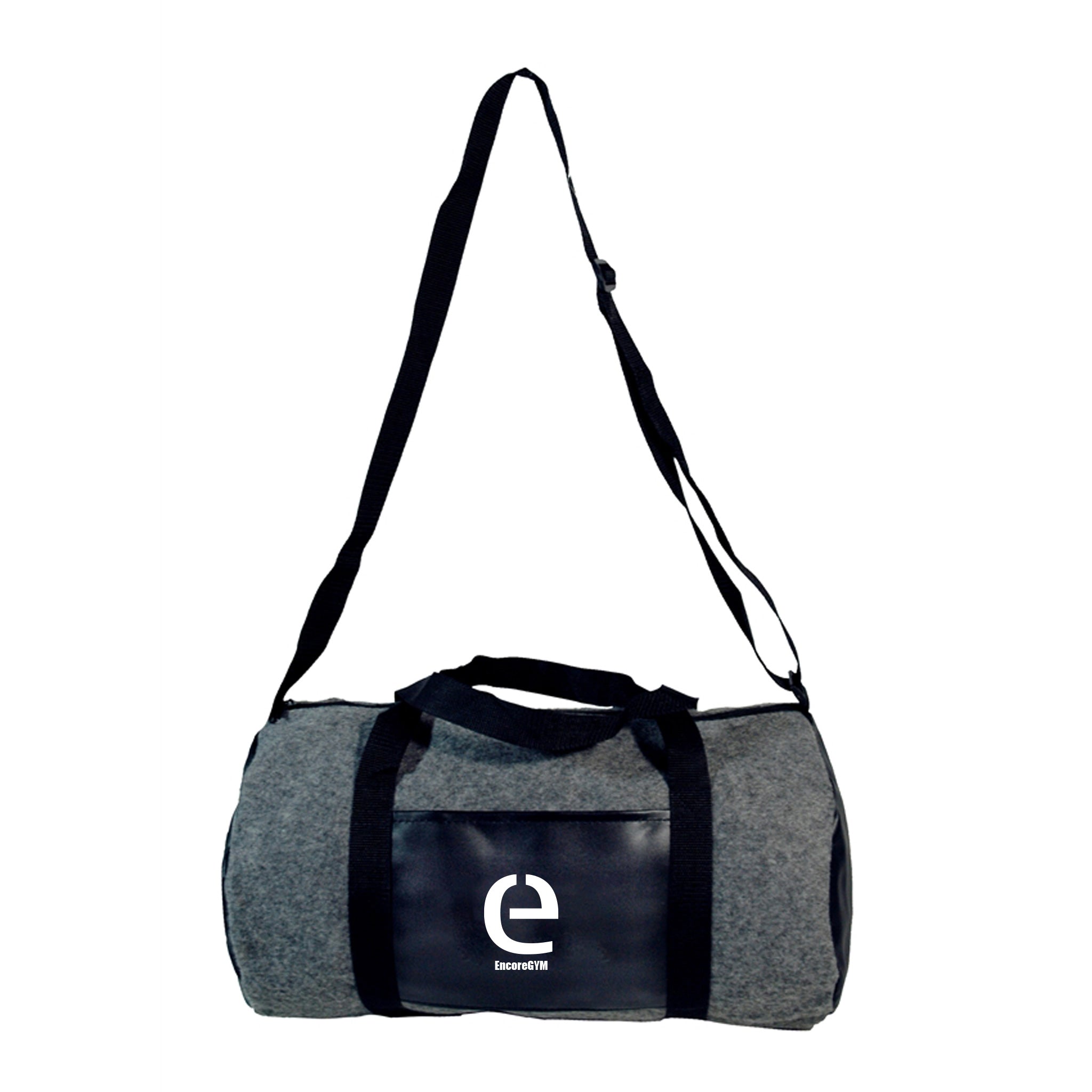 Heavy Velvet Barrel Duffel Bag  Imprinted with Logo (Q136422)