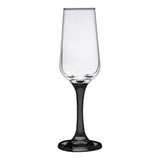 6.5 Oz. Champagne Glass with Color Bottom (Q136532)
