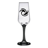 6.5 Oz. Champagne Glass with Color Bottom (Q136532)
