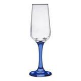 6.5 Oz. Champagne Glass with Color Bottom (Q136532)