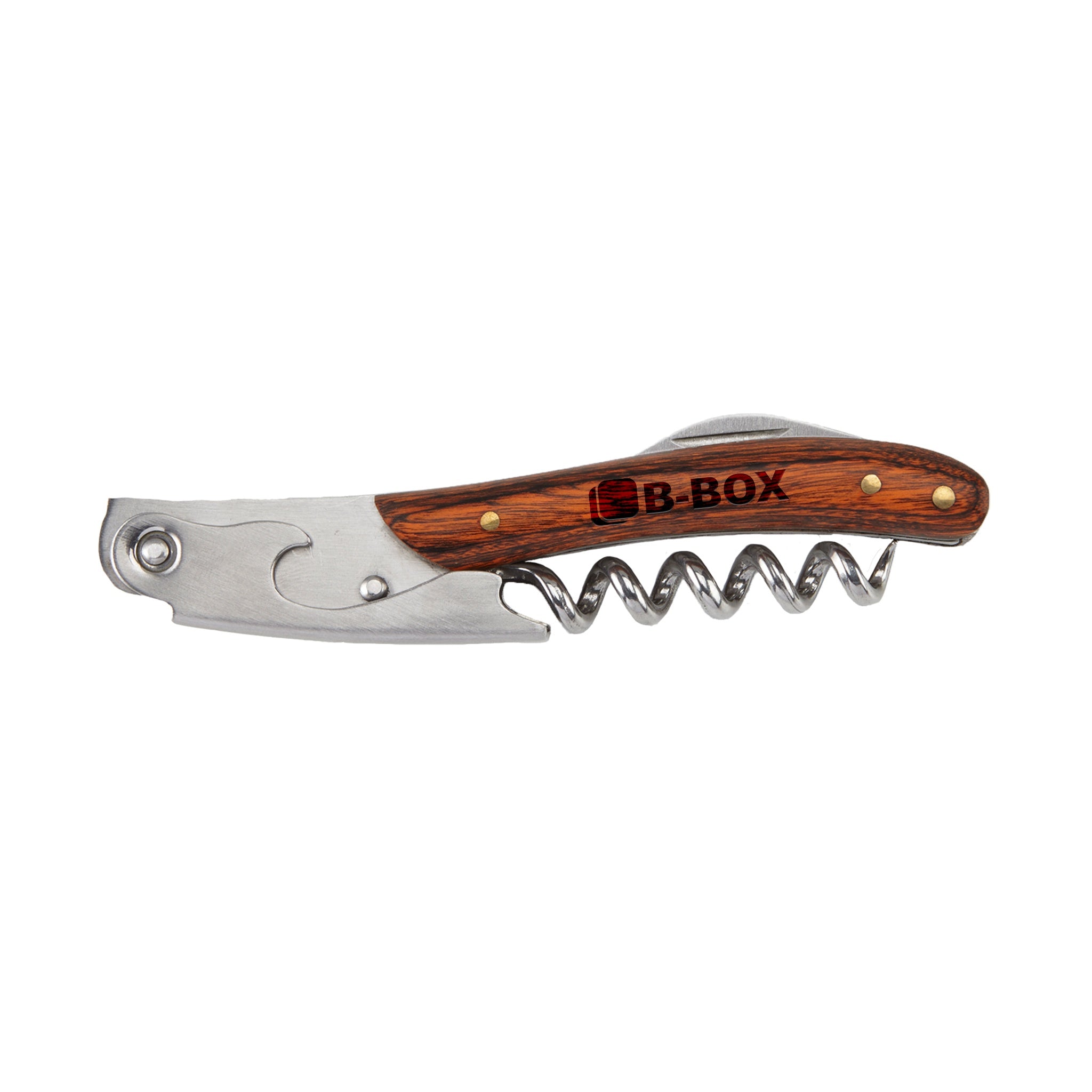 Verona Wood Wine Opener  Imprinted with Logo (Q137332)