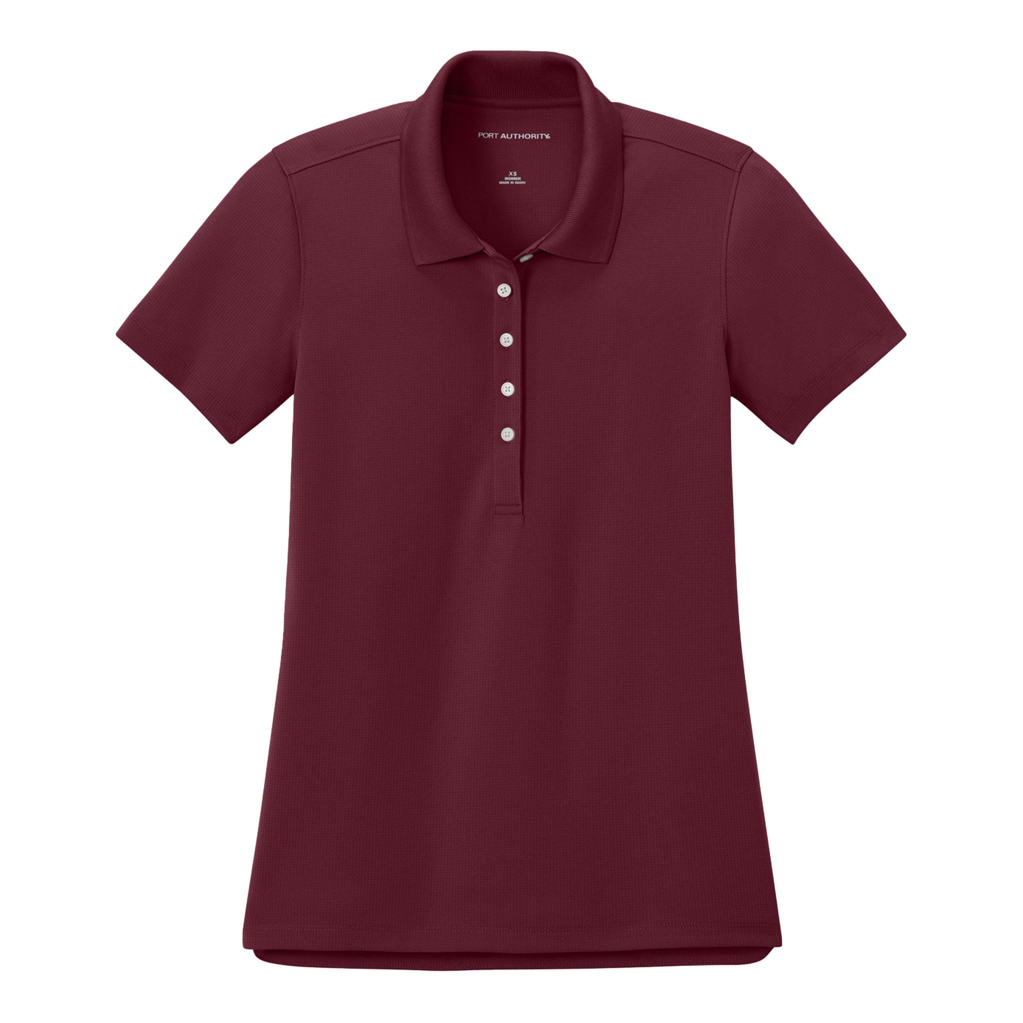 Port Authority® Women’s Dry Zone® Stain-Release Grid Polo  Imprinted with Logo (Q137532)