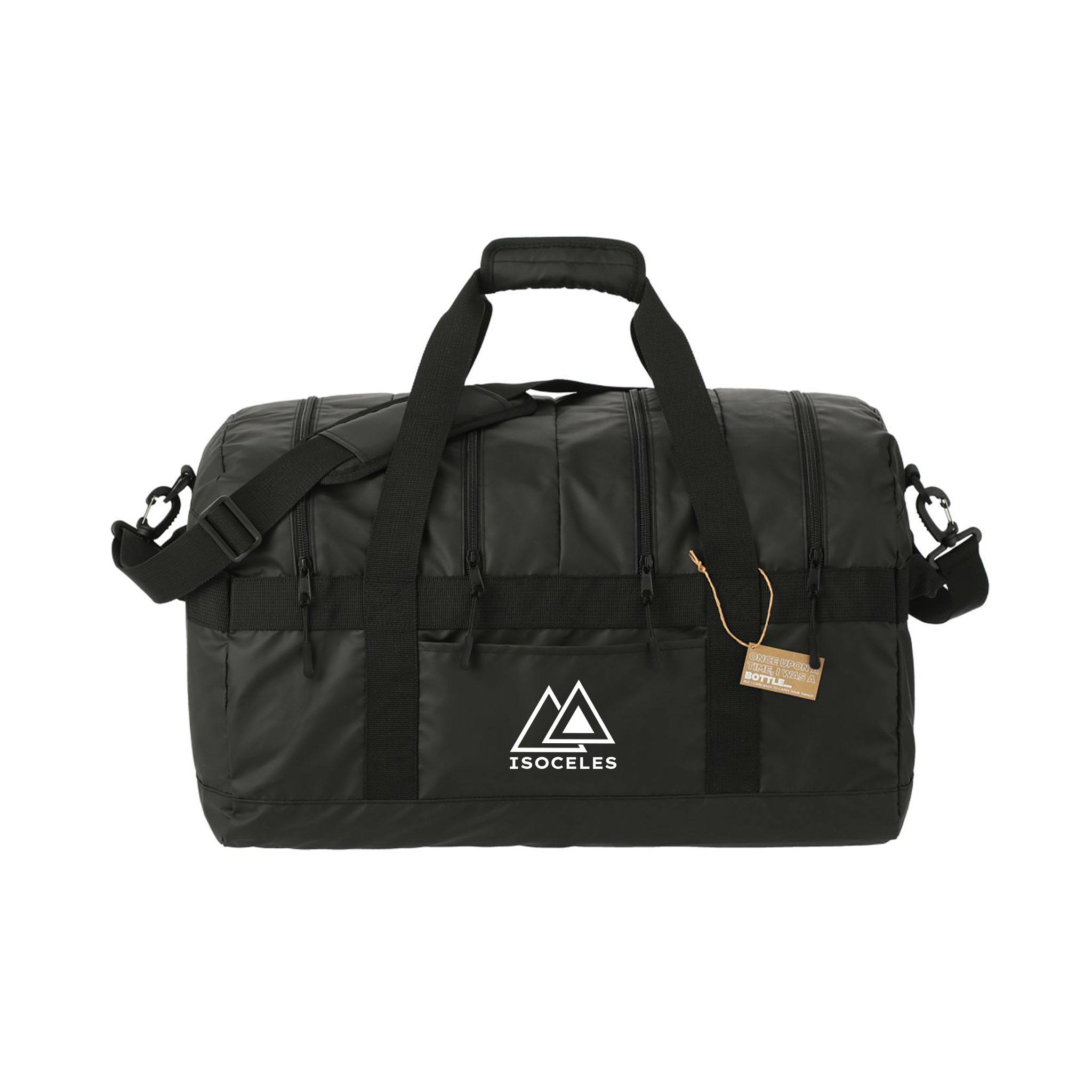 NBN Recycled Outdoor Quad Pocket 60L Duffel  Imprinted with Logo (Q137722)