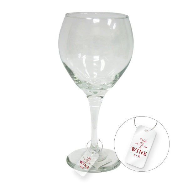 Rectangle Acrylic Wine Charm  Imprinted with Logo (Q137922)