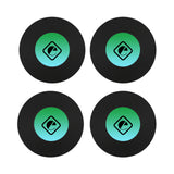 4 Piece Record Coaster Set In Box (Q138022)