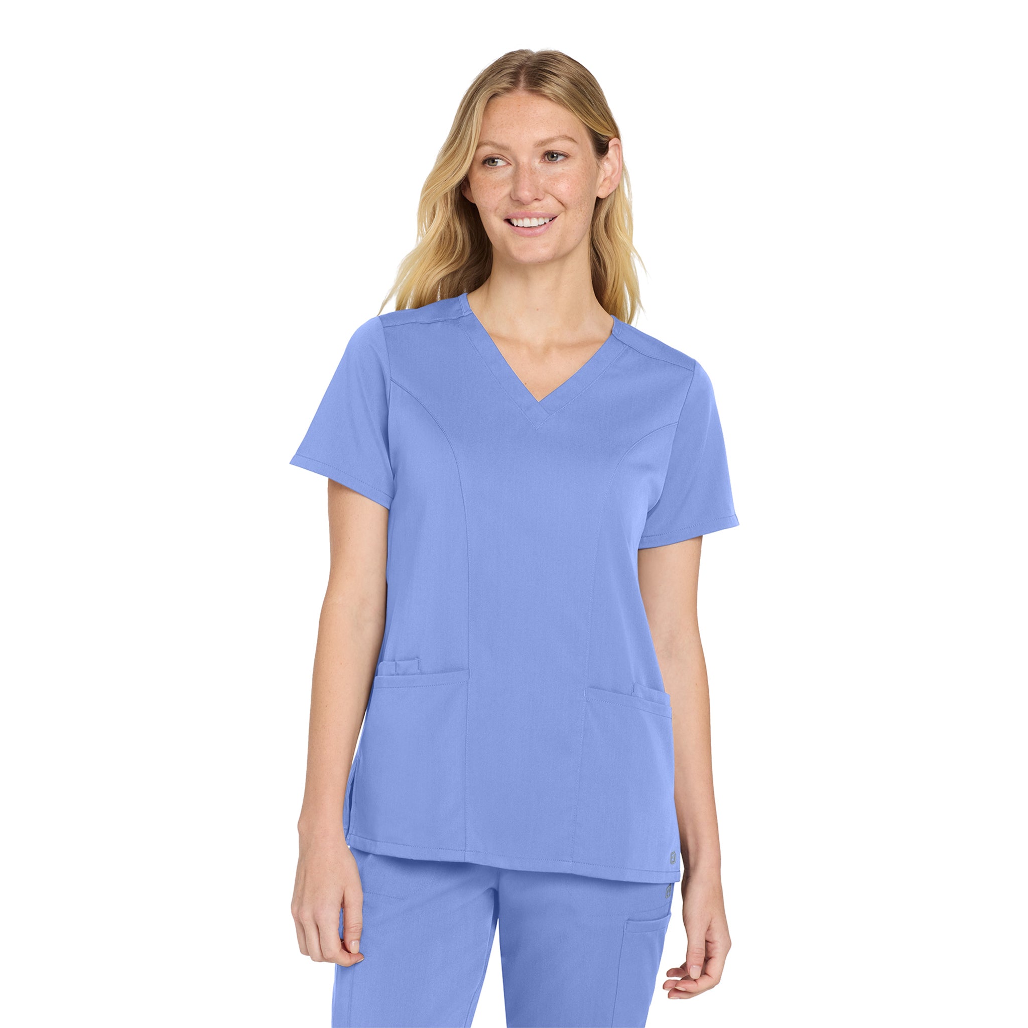 Wink® Women's Premiere Flex™ V-Neck Top  Imprinted with Logo (Q138222)